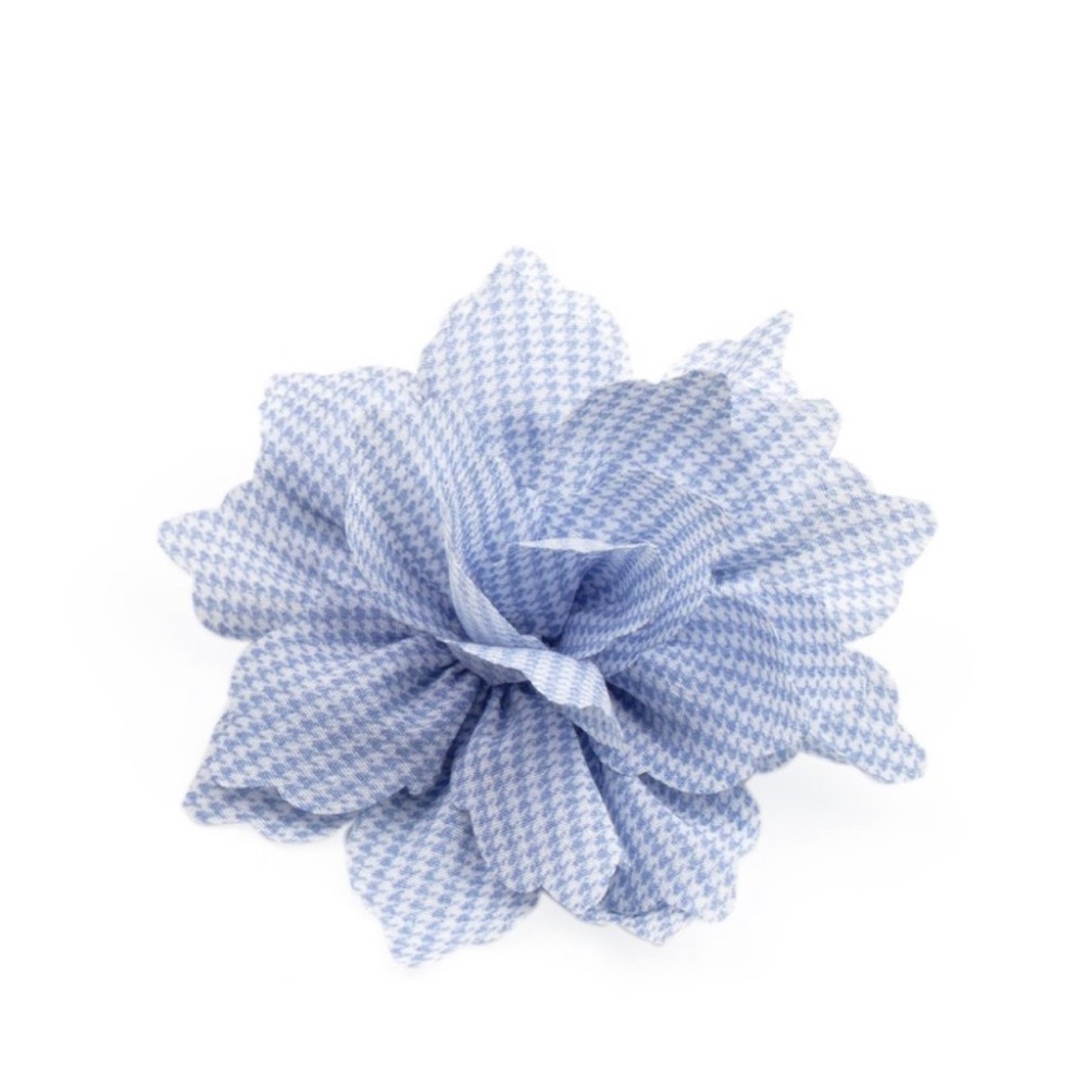 ​Plaid Prairies - Blue Hair Clip